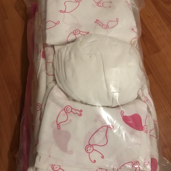 New Ikea baby crib baby girl bedding sheet blanket - Picture 8 of 8